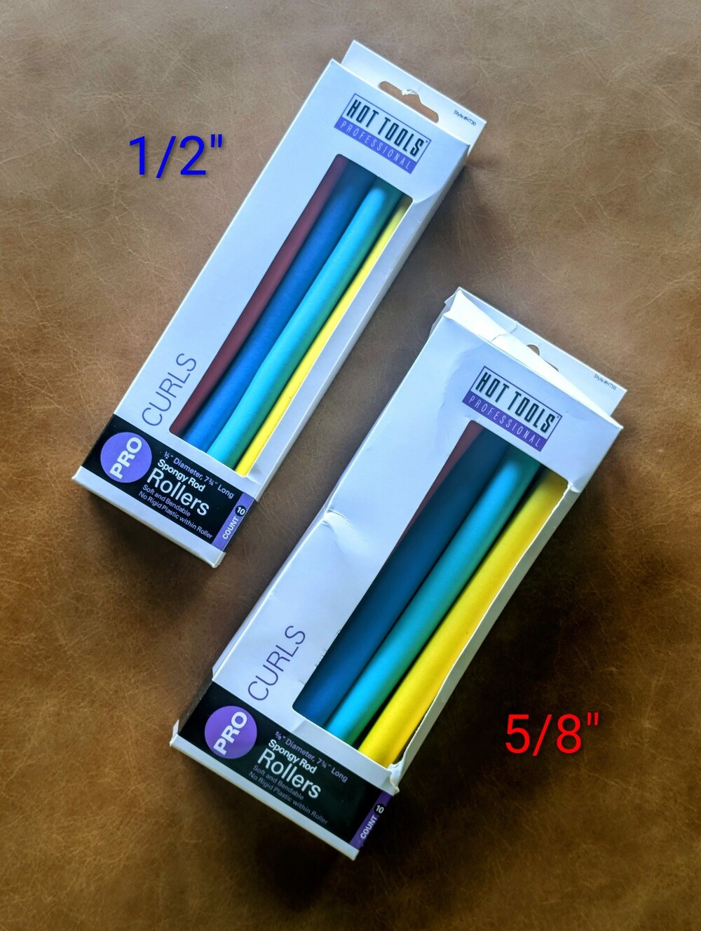 HOT TOOLS PROFESSIONAL Pro Curls - Spongy Rod Rollers - Choose Size - NEW/NOS